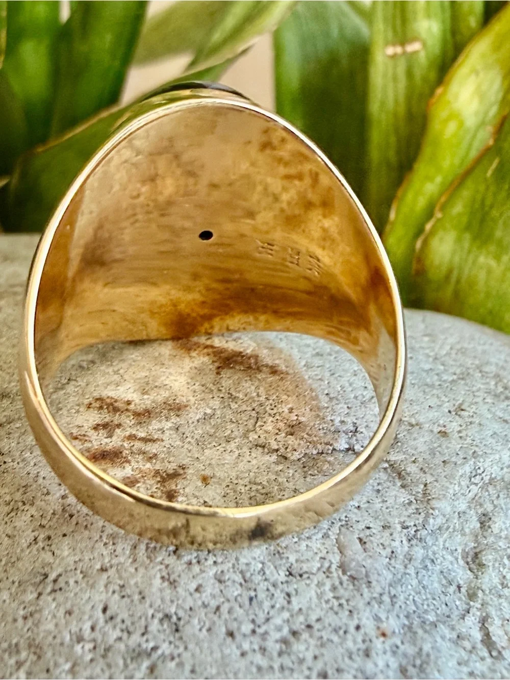 14k star diopside ring